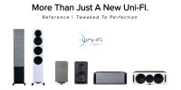 Elac Uni-Fi Reference speakers.