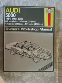 Haynes Audi 5000S Repair Manual