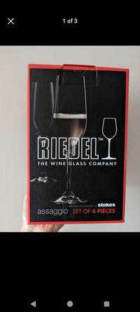 Riedel wine glasses 