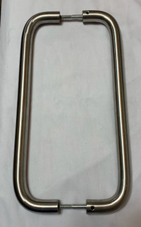 12 inch Stainless Steel back to back D style Door Pull Handles 