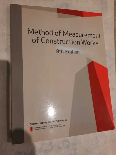 Method of Measurement of Construction Works, View more