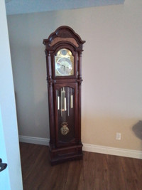 Grandfather clock.