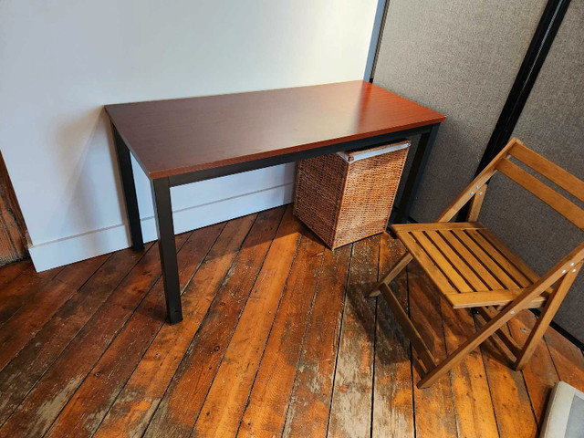 Wooden desk - computer desk - work table - wooden desk - wood ta in Desks in City of Toronto - Image 2