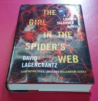 ▀▄▀The Girl in the Spider's Web Hardcover DJ Book - Signed