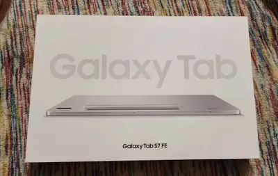 Samsung galaxy tab s7 fe with keyboard cover & screen protector, View more