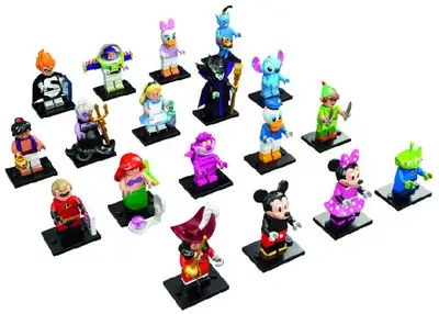 New, Sealed, never opened. Price is firm. Complete set of 18 Disney Series 1 Collectable Minifigures...