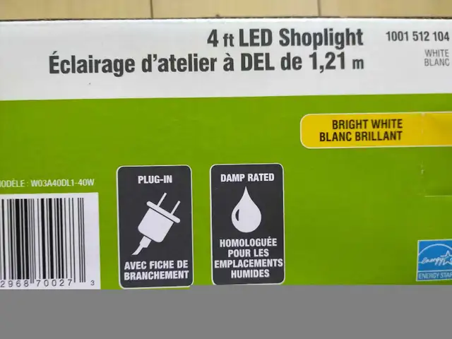 NEW LED 4ft. shop light Shediac N.B. in Electrical in Moncton - Image 6
