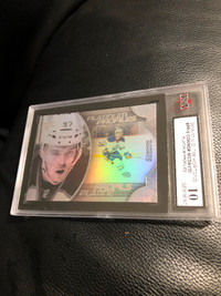 2016 upper deck Connor Mcdavid platinum profiles graded KSA 10