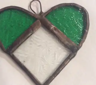 These beautiful, handcrafted Stained Glass Sun Catchers are in new condition and ready to be hung in...