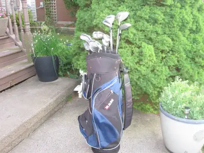 Men's Right Hand 14-pc Golf Clubs Set (Jazz Golf) & Cart Bag, View more