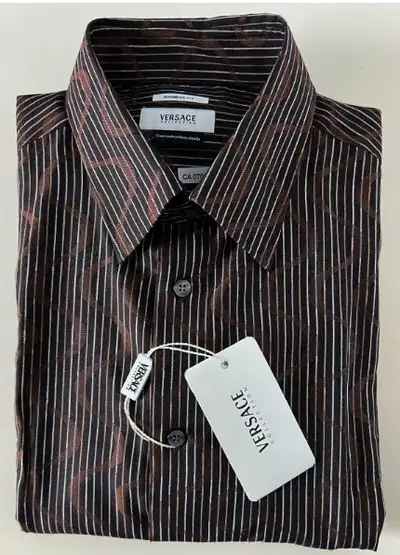 VERSACE Men's Designer Dress Shirt Size:16/42  ( L )NEW with Tag, View more