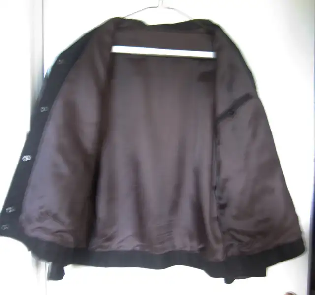 (JJD-268)   Men’s Lined Leather Suede Jacket  Large in Men's in City of Toronto - Image 7