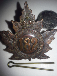 WANTED  OLDER CANADIAN/BRITISH MILITARY COLLECTIBLES