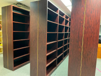 8'Hx3'Wx1'D Laminate Bookcases, Shelving Units, Commercial Grade