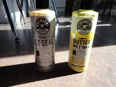 Jet Seal sealant and paint protectant and Butter Wet Wax, View more