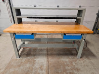 *** Rousseau Maple Top Work Bench and Cabinets ***