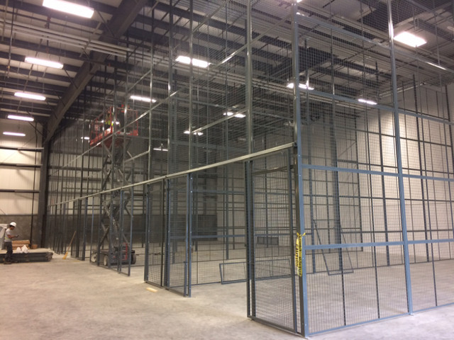 Wire mesh partitions / security fence / racking safety cages in Other Business & Industrial in St. Albert - Image 2