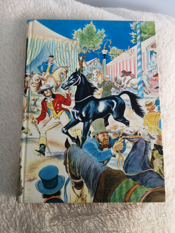 Vintage Black Beauty Illustrated Hardcover Book in Children & Young Adult in Moncton