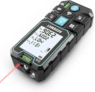 ACEGMET Laser Measure, 229ft/70m Laser Measurement Tool, View more