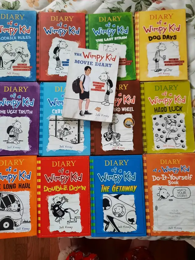 DIARY OF A WIMPY KID LOT OF 14  BOOKS in Children & Young Adult in Muskoka - Image 2