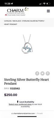 Charm butterfly necklace 