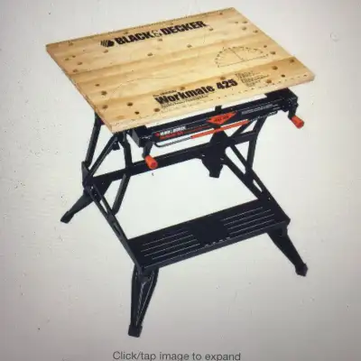 Black& Decker Workmate 425 3o" Folding portable Workbench &Vise, View more