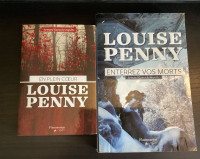 Livres Mary Higgins clark, Louise Penny, policiers