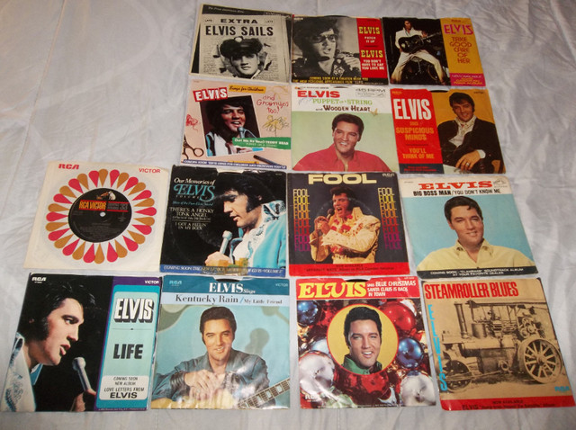 ELVIS PRESLEY 45`s & EP`s COLLECTION (U.S VERSIONS) in Arts & Collectibles in Belleville