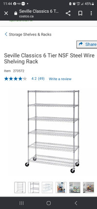 Seville commercial rolling shelving unit