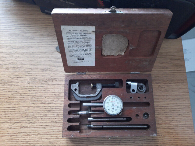 Vintage Lufkin dial indicator set in Hand Tools in Belleville