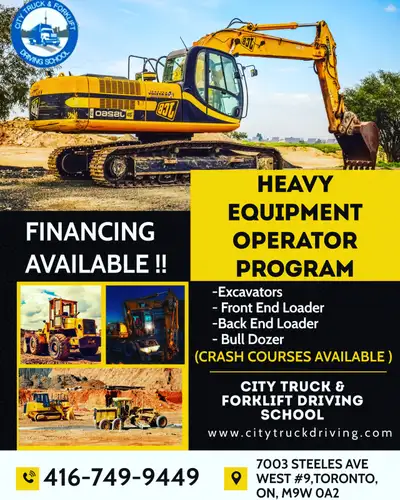 Financing available on heavy equipment machines! , View more