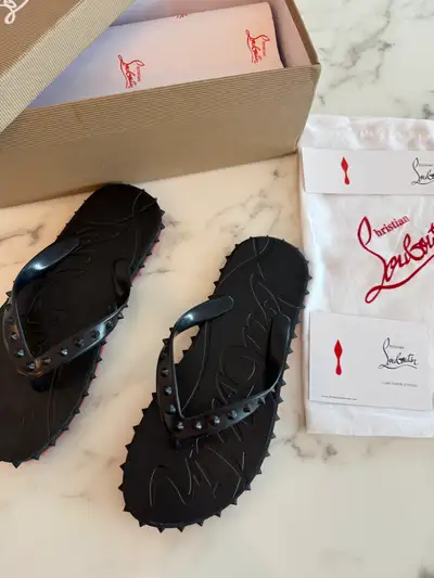 Christian Louboutin women’s slides size 8 US