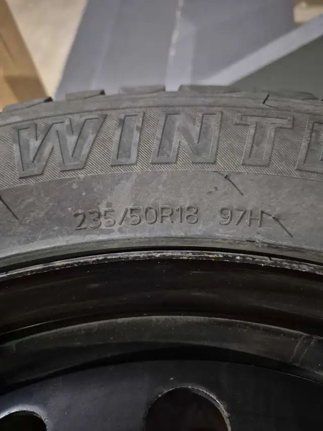 Winter Tires w/ Rims + Spare Tire in Tires & Rims in Regina - Image 3