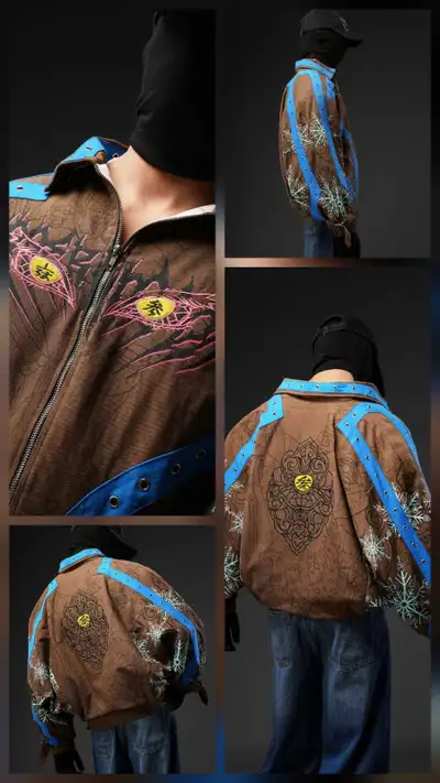 Demon Slayer Embroidered Jacket, View more