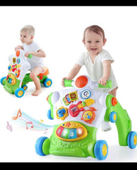 iPlay, iLearn 3 in 1 Baby Walker for Boys Girls, Sit to Stand up