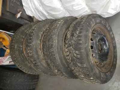 I have a set of 4 - 185/ 65r14 sailun ice blazer winter tires on steel rims . They are from a 2007 p...