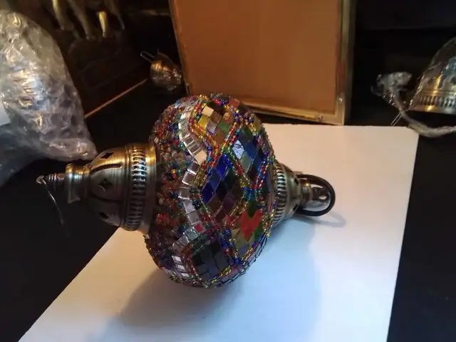 Turkish Mosaic lamp in Indoor Lighting & Fans in City of Toronto - Image 7