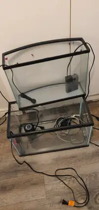 Tank for sale with heater  filter and air pump 