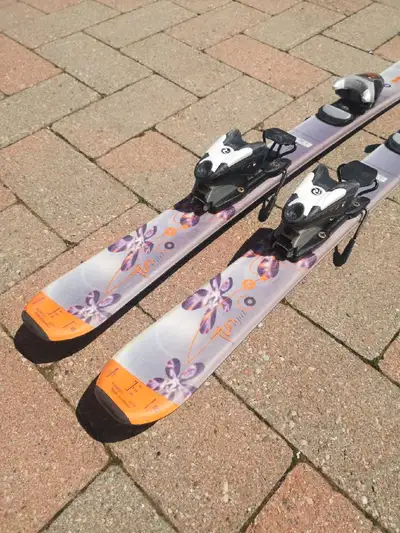 Rossignol Fun Girl downhill ski's With Rossignol Comp J Bindings - 110 cm - junior / youth