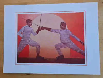 Four prints. 9 1/4 x 6 3/4 inches. Great condition.