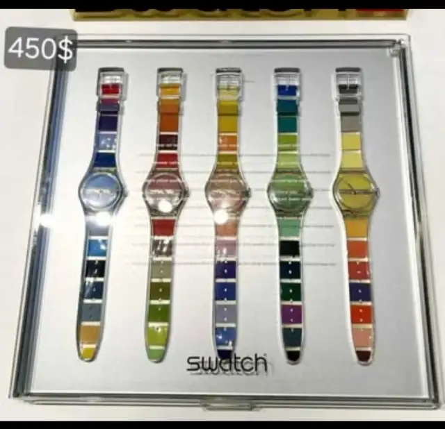 Montres Swatch - Coffret de collection -  Painted time in Jewellery & Watches in City of Montréal - Image 2