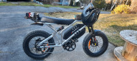 This is a beast of an electric bike. RAEV BULLET GTX.