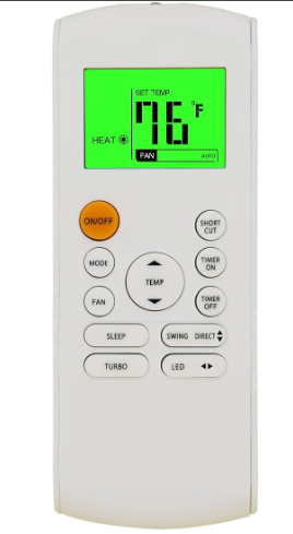 Replacement for Toshiba Midea AC Air Conditioner Remote Control, View more