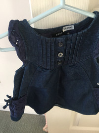 New DKNY baby jean dress 3-9 months