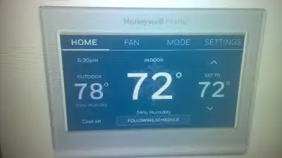 Honeywell RTH9585WF1004/W Home Wi-Fi Smart Color Programmable Thermostat, $289.06/ $200. Benchb, new...