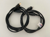 USB Cable Type A to Mini USB - 2 in total