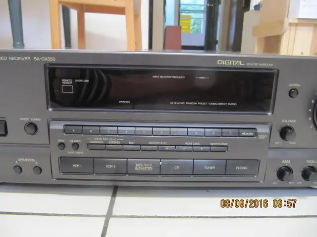 ClassicTechnics SA-GX350  DolbySurroundPro Logic Receiver 1990s in Stereo Systems & Home Theatre in Mississauga / Peel Region - Image 10