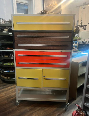 Colorblock MCM Flat File Metal Cabinet, View more