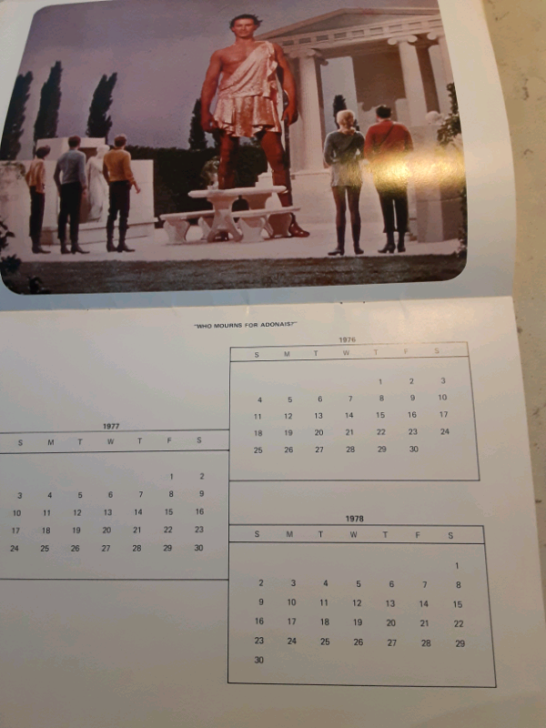 3 year Star Trek calendar1976-78 in Arts & Collectibles in Kitchener / Waterloo - Image 4