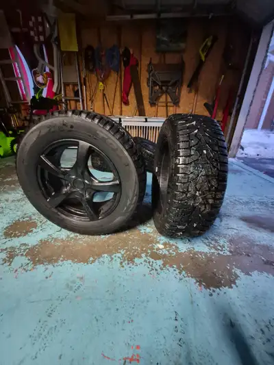 2 sets of Toyo winter tires. Set 1 - Touren rims with 225/65R17. Bolt pattern 5x110 & 5x115 $700 set...